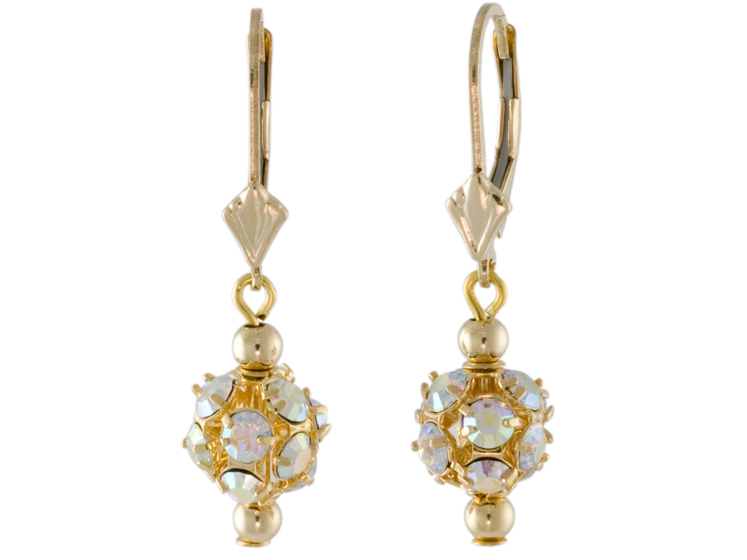 Rondelle Ball Drop Earrings