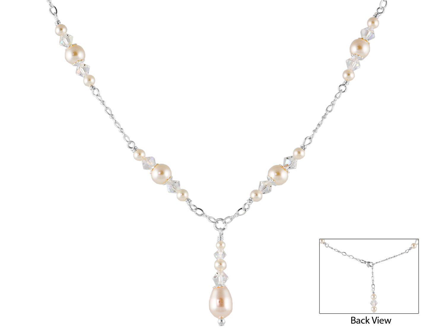 Pearl and Crystal Necklace