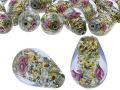Silver Foil Beads