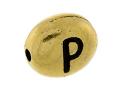 6.5x6mm Oval Antique Gold