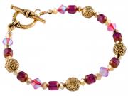 Antique Fuchsia Bracelet