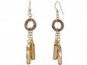 Copper Cosmic Earrings