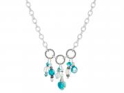 Bali & Blue Zircon Necklace