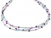 Bicone & Tube Necklace