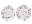 April Birthstone 8mm Diagonal Cubes