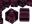 February Birthstone Swarovski 4mm Cubes