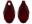 13x6.5mm Briolettes