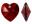 18x17.5mm Hearts
