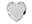April Birthstone 18mm Heart Pendant