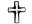 12mm Cross Pendant