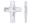 April Birthstone 12mm Cross Pendant