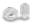 Chinese Crystal Bead Flat Round - 8mm