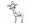 Charms Pendants Animals Deers Sterling Charm