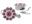 Flower Clasp Silver 10mm Clasp - Single