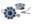 Flower Clasp Silver 10mm Clasp - Single