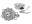 Flower Clasp Double Silver Clasps 10mm Clasp - Double