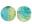 Crackle Crackel Glass Beads 16" Strand 4mm Round