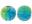 Crackle Crackel Glass Beads 16" Strand 6mm Round