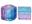 Crackle Crackel Glass Beads 16" Strand 6mm Cubes