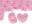 6x9mm Hearts Pink