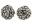 Floral Round Bead