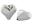 11mm Heart Bead