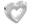 21mm Heart Bead