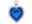 8.8x8mm Heart Charm