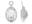 8mm Oval - 1 Ring