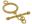 Toggle F Vermeil