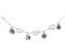 Multi-Color Heart Link Bracelet
