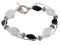 Cubist Crystal & Jet Bracelet