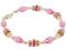 Pink Rondelle Bracelet