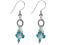 Bali & Blue Zircon Earrings