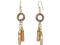 Copper Cosmic Earrings