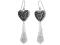 Fancy Heart Drop Earrings
