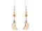Golden Shadow Moon Earrings