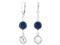 Night Blue Pearl Earrings