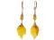 Topaz Leaf Earrings