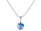 Aquamarine AB Heart Necklace