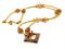 Crystal Copper Frame Necklace