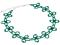 Emerald Flower Necklace