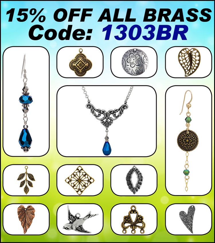 15% Off All Brass Components at INM Crystal!
