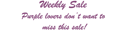 Purple Lovers don't want to miss this sale!