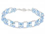 Blue & Silver Bracelet Weave