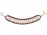 Pearl & Siam Bracelet Instructions
