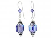 Purple Bali Earrings