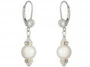 Pearl & Rondelle Drop Earring