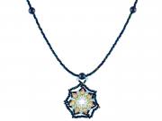 Blue Iris Star Necklace