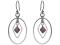 Amethyst Link Earrings